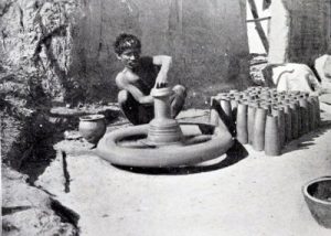 Potter at his wheel